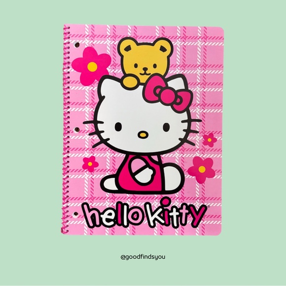 Hello Kitty Spiral Notebook - Picture 1 of 5